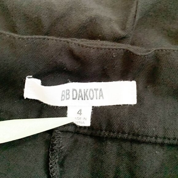 5/$25 BB Dakota by Steve Madden black high waist drawstring tie flowy shorts - 4 - Picture 5 of 9